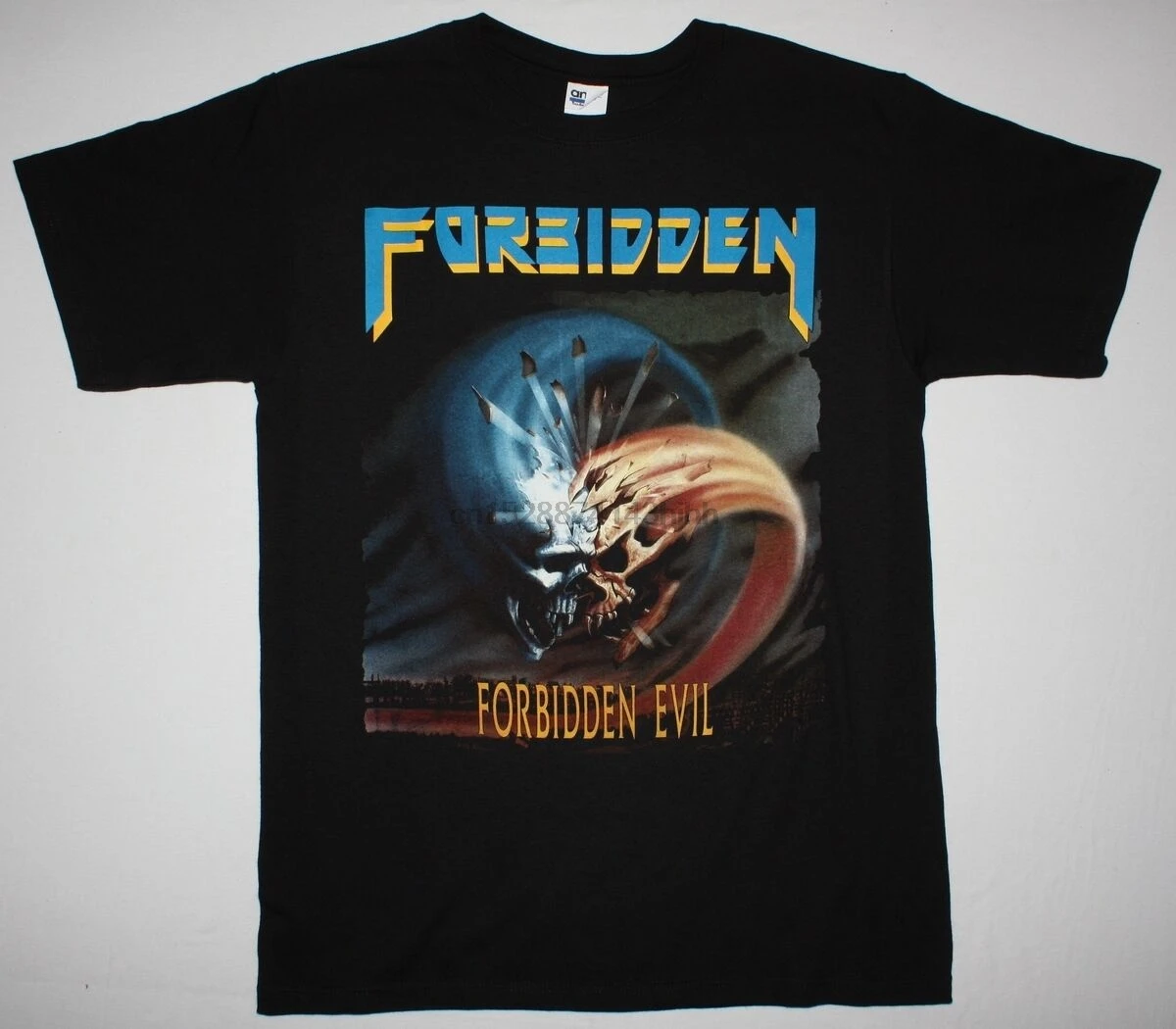 Новая Черная футболка с надписью forbident EVIL88 SLAYER BOSTAPH THRASH VIO LENCE|Мужские футболки| |