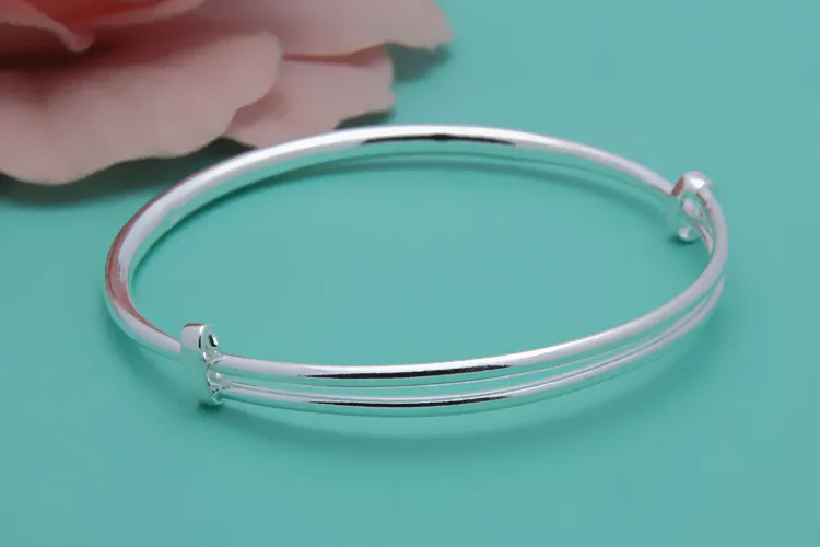 Модные очаровательные женские браслеты из стерлингового серебра 925 пробы с