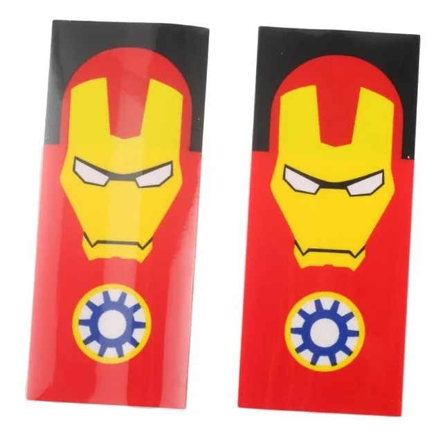 Ironman 18650 наклейка на батарею 20 шт./упак. A-touch цветная пленка на 18650 аккумулятор защитная оболочка ПВХ термоусадочная трубка для Vape - Цвет: Ironman
