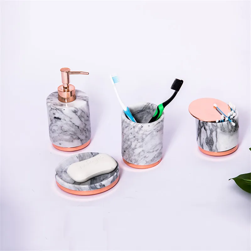 Североевропейские наборы для ванной 5 шт. держатель зубной щетки дозатор мыла