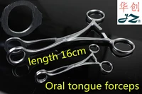 medical 304 stainless steel tongue forceps dental forceps tongue detection oral examination coating on the tongue pliers clamp