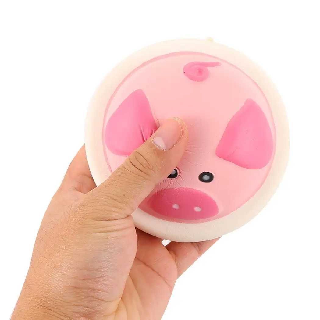 Новые детские мягкие Jumbo мягкий искусственный мультфильм свинья база
