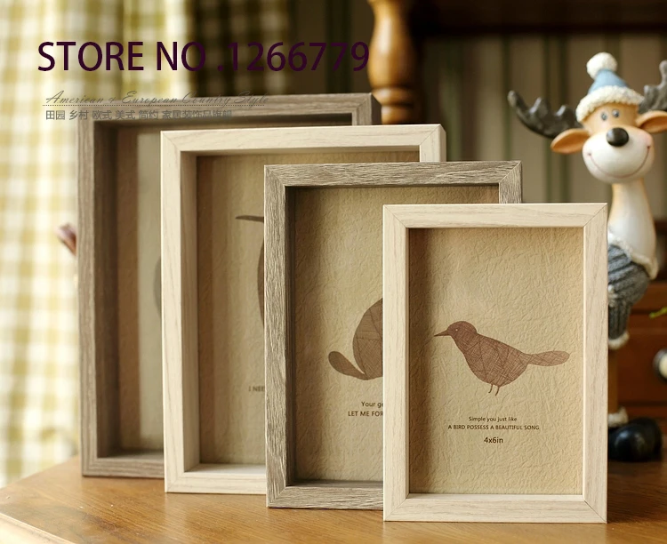 

2015 NEW A set of four high quality modern style solid wood Photo frame set,creative high-end combination piece Photo frame