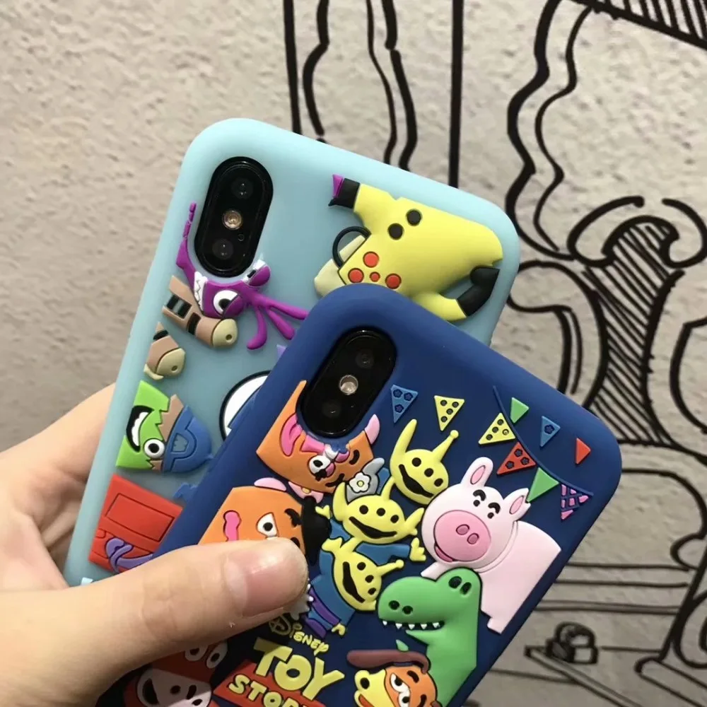 ORYKSZ для iphone X XS XR MAX случае Винтаж мультфильм шаблон телефона силиконовые мягкие
