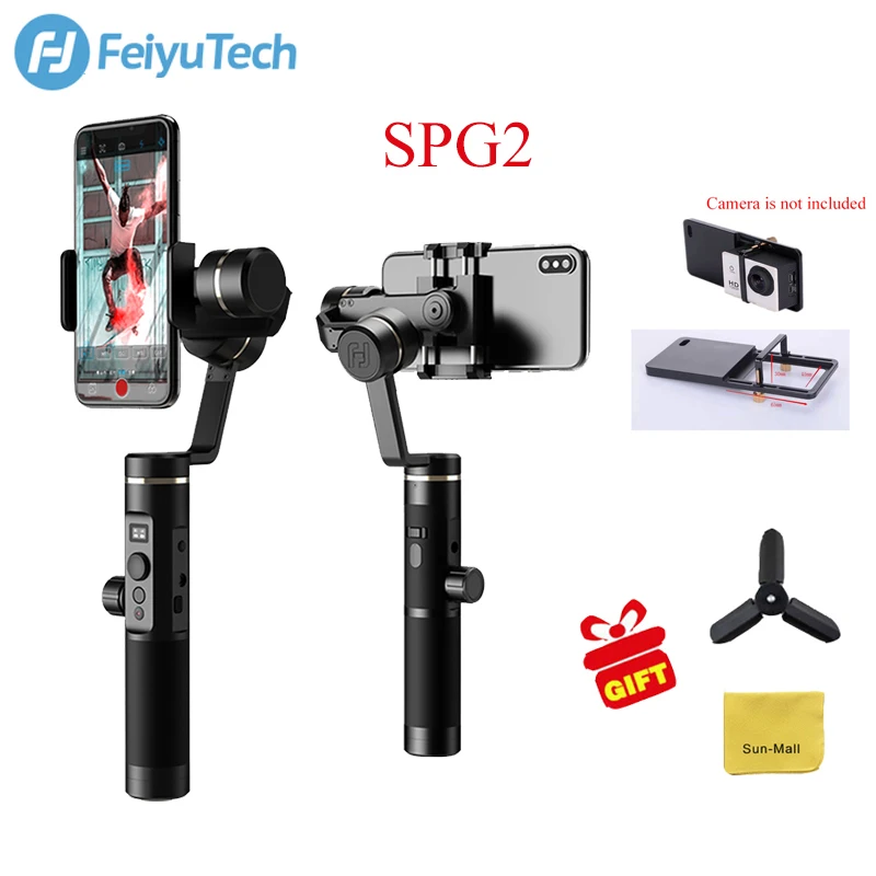 FeiyuTech SPG2 3 оси карданный стабилизатор для смартфонов Ширина 54 95 мм Максимальная