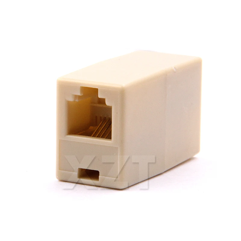 Распродажа 10 шт./лот RJ11 6P 4C прямой телефонный соединитель удлинитель телефонного