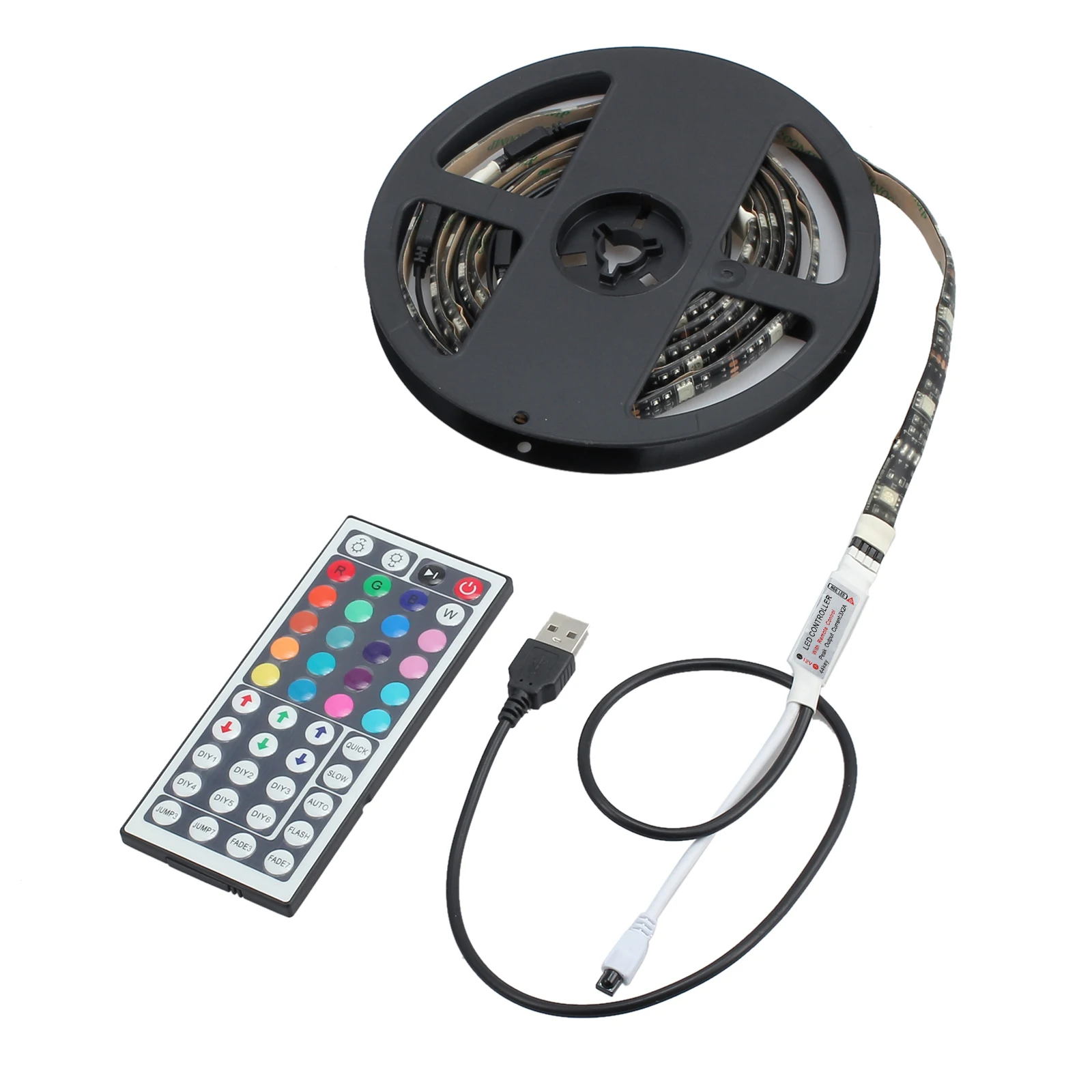 Светодиодная лента Proster для смены цвета 5 В RGB 5050 USB 2x40 + 2x60 см ТВ приставка