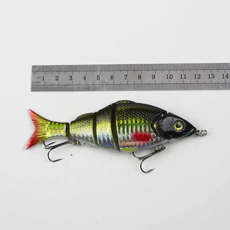 Воблер pesca Lento Реалистичная рыболовная приманка 5 сегментов свимбейт кренкбейт