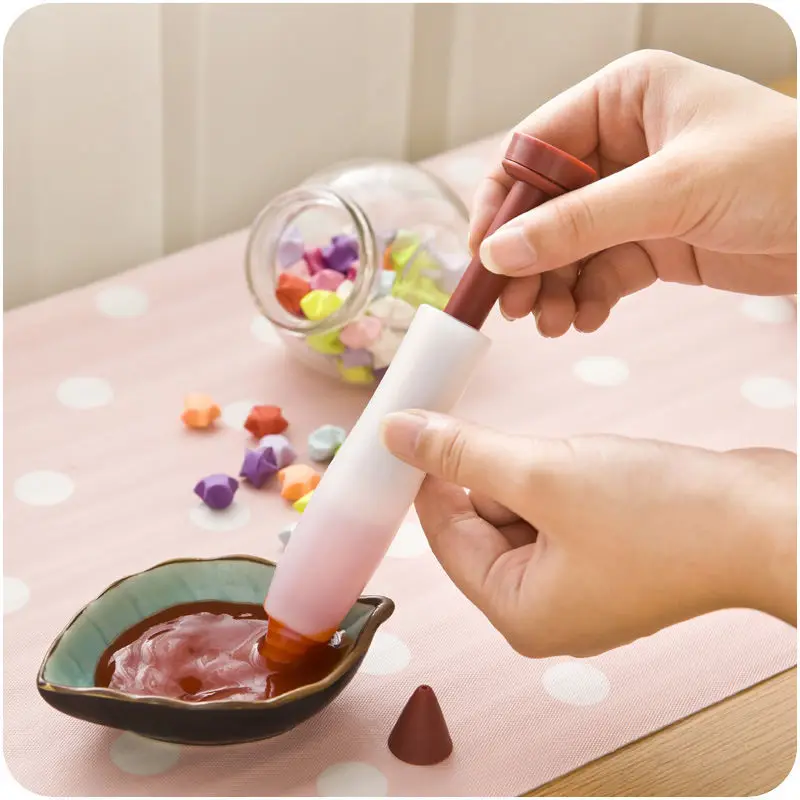 1 шт. силиконовая забавная ручка для рисования еды шоколадная украшения торта