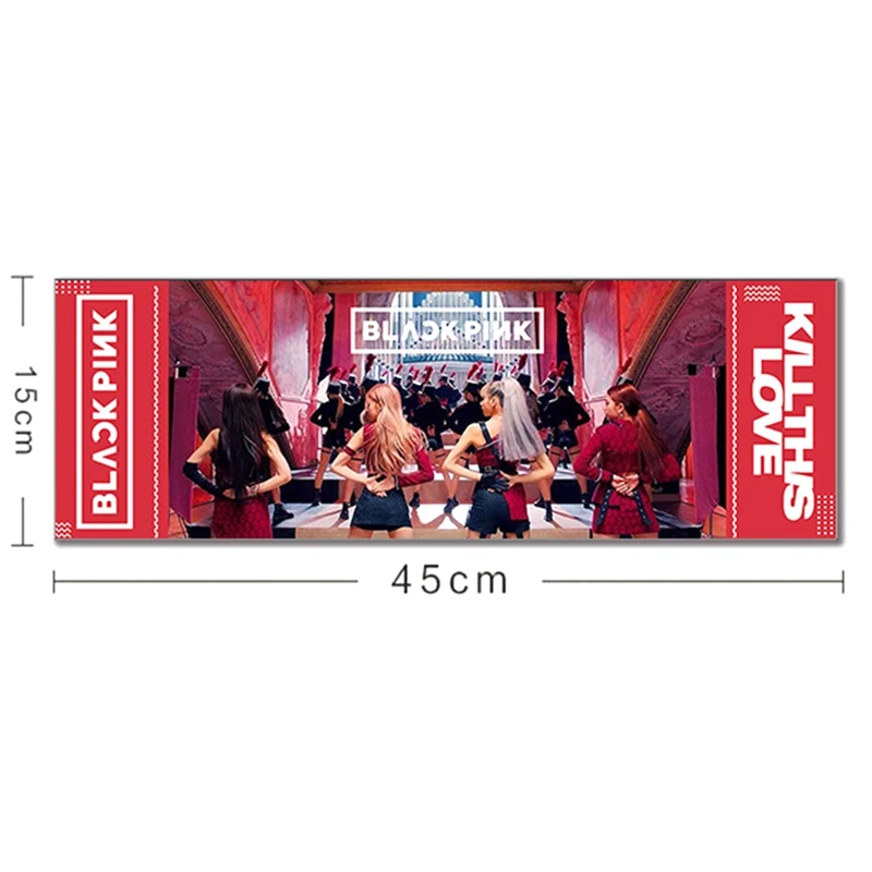 1 шт. Kpop BLACKPINK концертная поддержка ручной баннер ткань повесить плакат для поклонников коллекция подарок