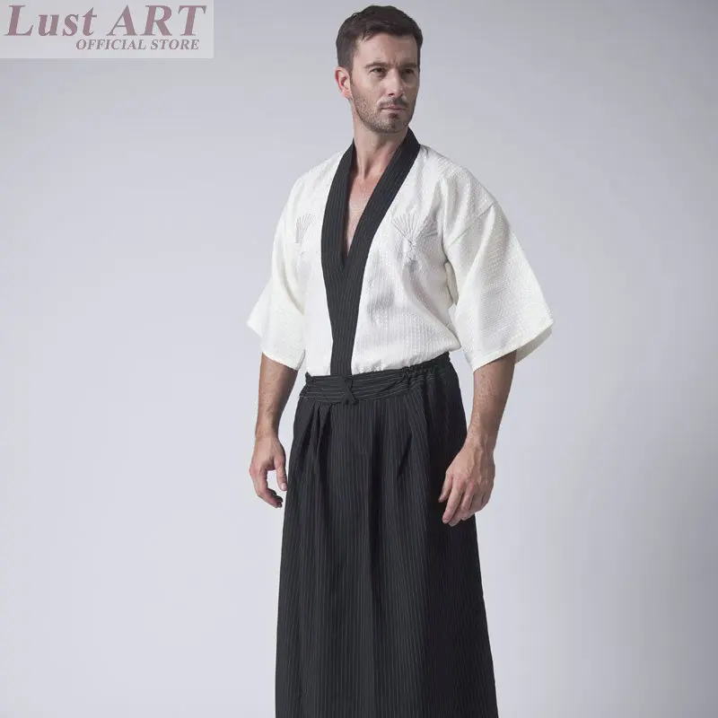 japanese kimono traditional for men yukata male haori obi samurai ...