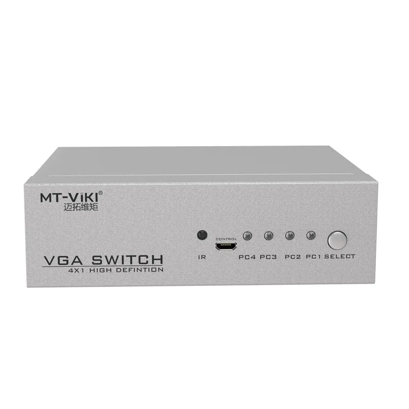 4 Порты и разъёмы коммутатор VGA HD D Sub входа 1 выход шт. доля монитор с ИК