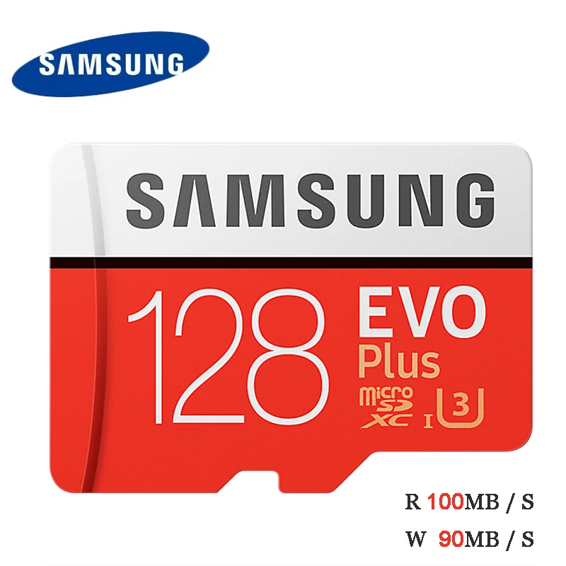 Карта памяти SAMSUNG EVO Plus класс 10 64 Гб 128 ГБ 256 ГБ SDXC U3 Micro SD TF карты 32 Гб SDHC U1 транс флэш для планшетных телефонов