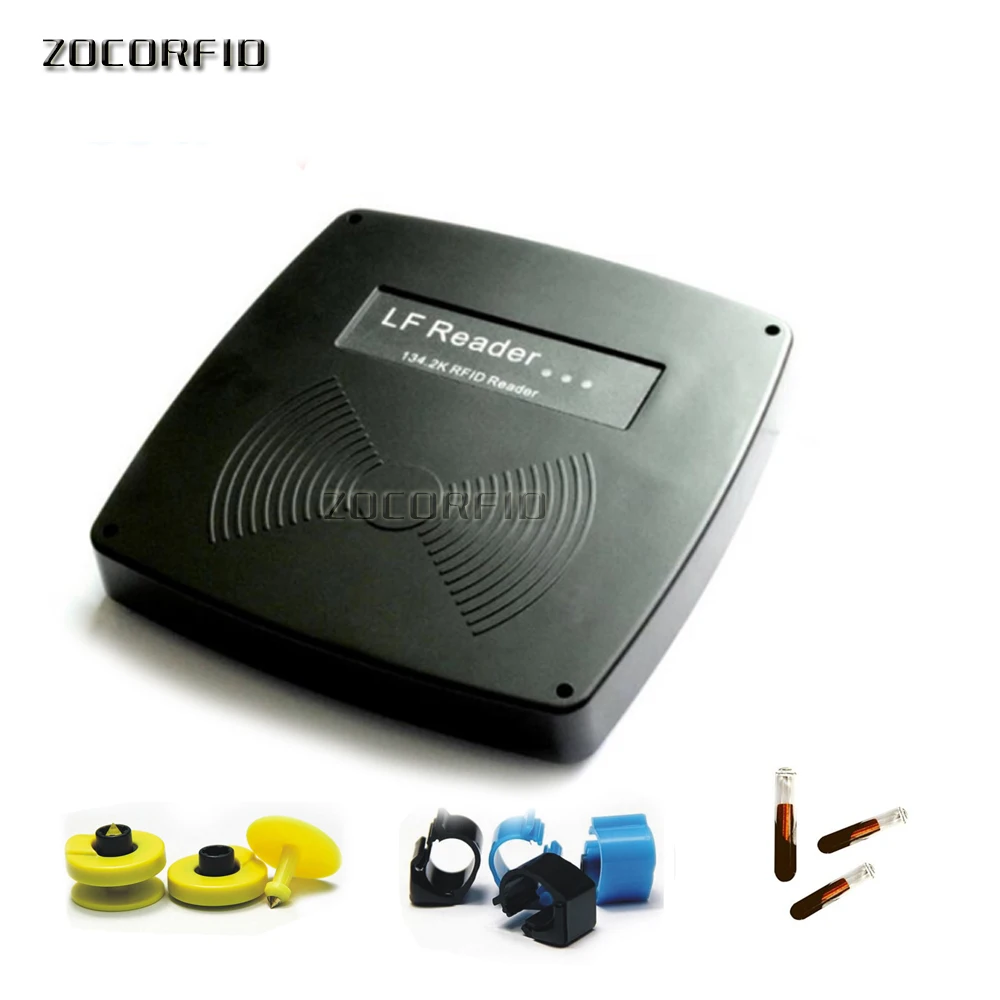 

125-134.2khz RFID Animal tags long distance rfid iso11784 /11785 tag reader(RS232-485)+3 tags for test