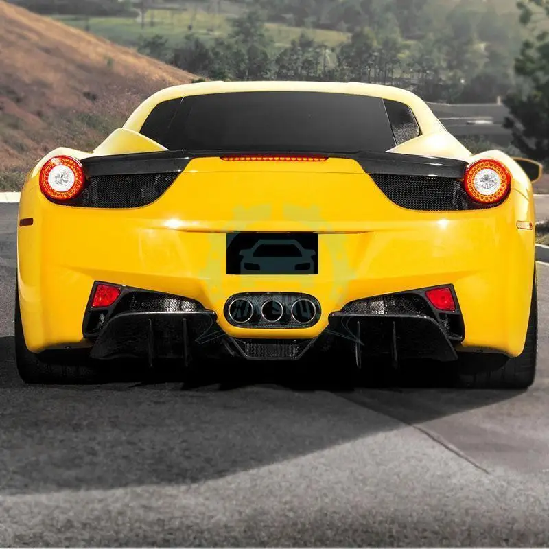 Задний спойлер из углеродного волокна для Ferrari 458 ITALIA SPIDER 2011 2013|Спойлеры и крылья| |