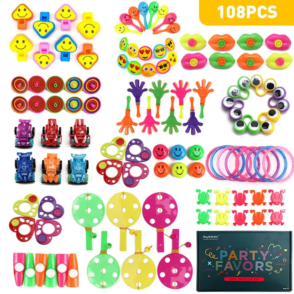 108 шт. детские игрушки для дня рождения ассортимент школьные классные награды