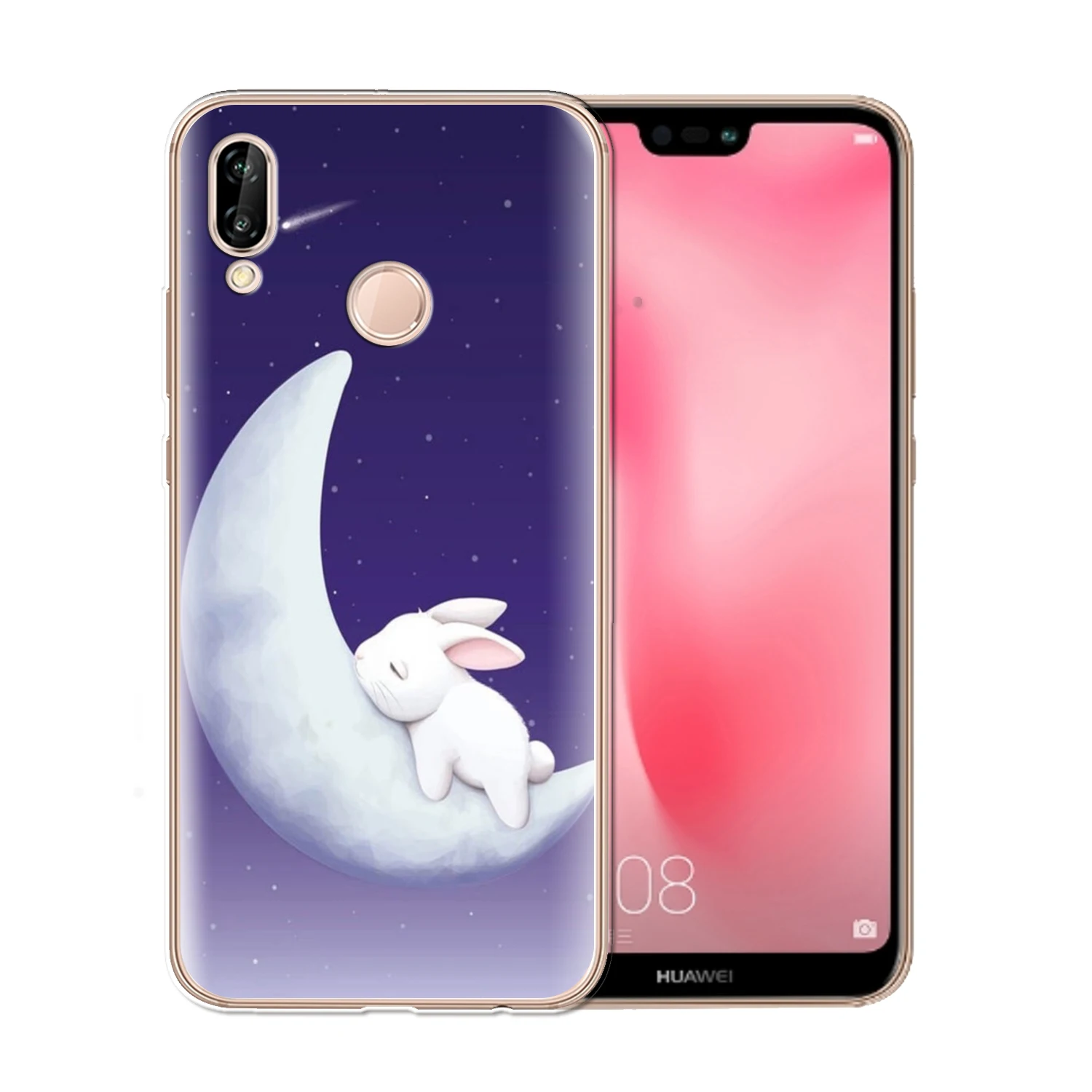 Микки для Coque huawei Honor 6X 6A 7 7X 7C 7A pro 8 8X9 Lite 10 силиконовый чехол телефона кошка задняя