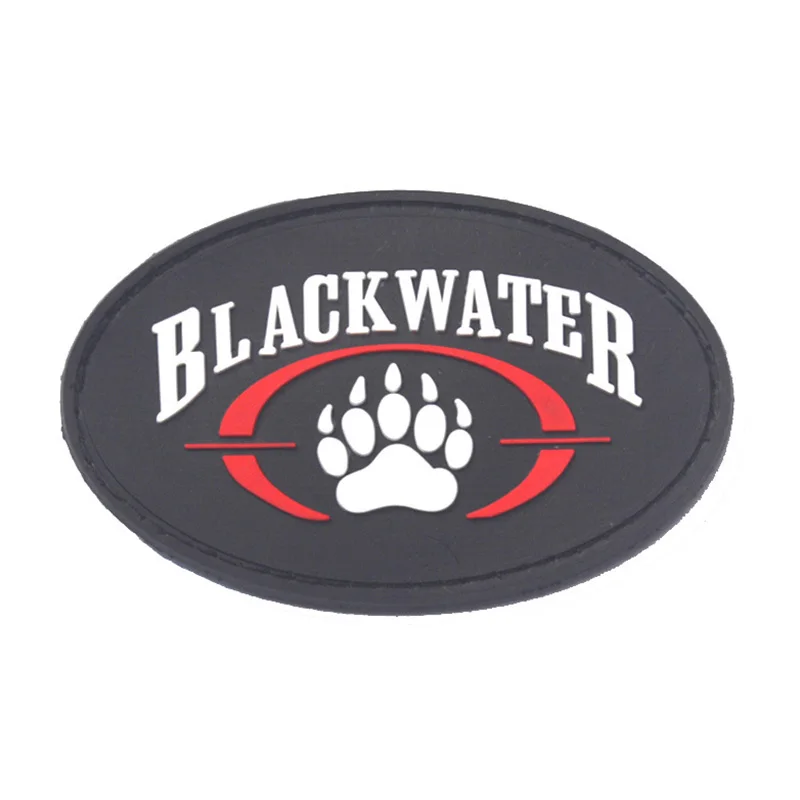 Тактический знак в стиле Morale с накладкой виде флага США бейджи BLACKWATER патч для