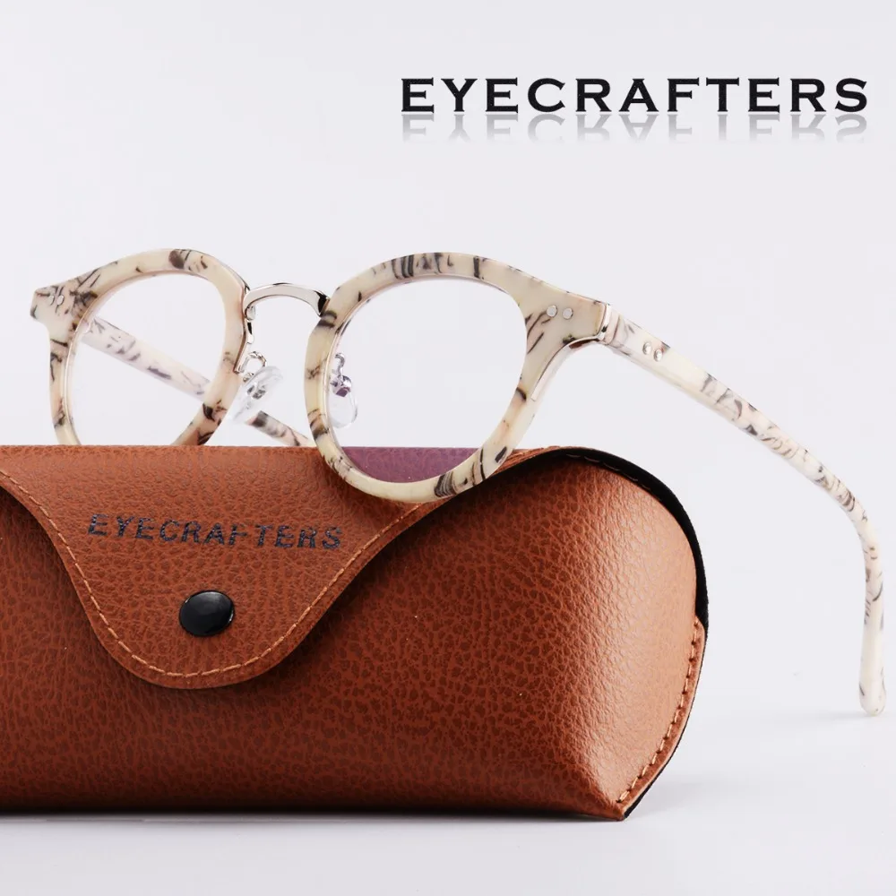 Круглые оправы для очков Eyecrafters брендовые дизайнерские очки унисекс с