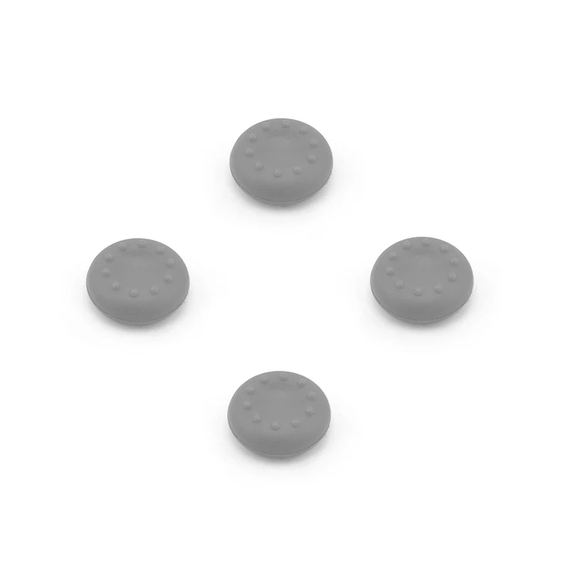 gray 4 шт. ручки для большого пальца колпачки для playstation 4 PS4 Pro тонкие силиконовые аналоговые ручки для джойстика крышки для Xbox PS3 PS4 аксессуары - Цвет: gray