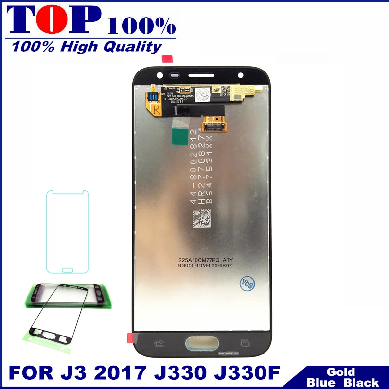 ЖК-дисплей J330 для Samsung Galaxy J3 2017 J330F с сенсорным экраном и дигитайзером в сборе