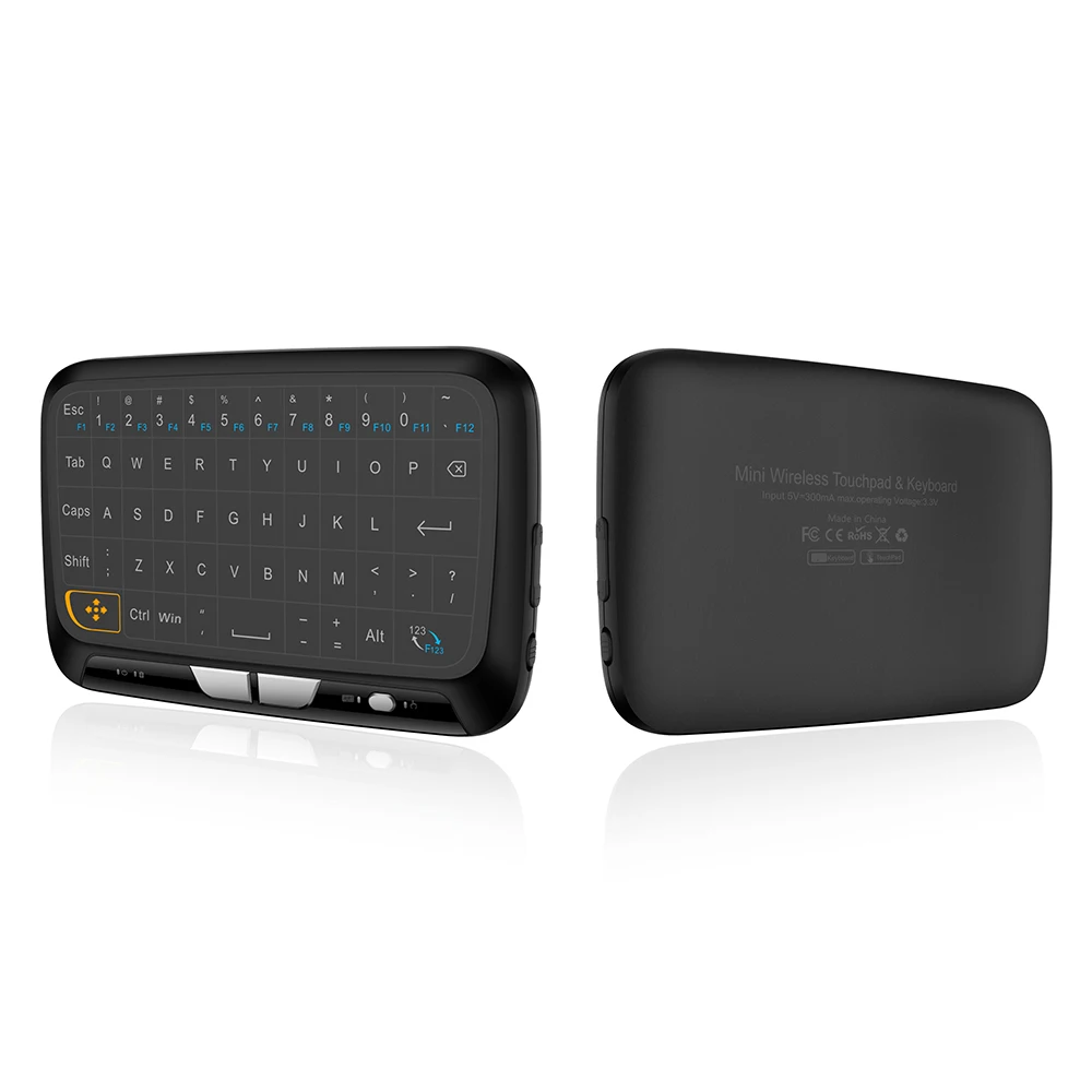 Мини клавиатура Air Mouse с тачпадом 2 4 ГГц беспроводная перезаряжаемая USB 0 приемник