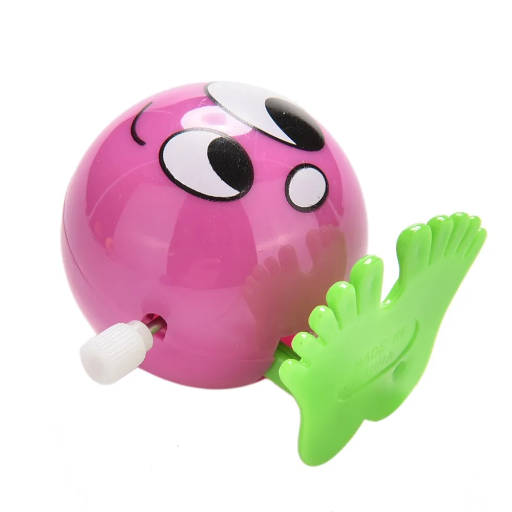 

Baby Classic ToySpring Baby Toys Colorful Face Somersault Running Clockwork Wind Up Toy Educational toy