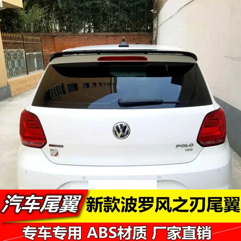 Используется для VW polo спойлер 2010-2018 высокого качества ABS Материал покраска цвет