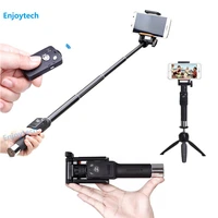 mini bluetooth selfie stick with mini tripod 16 5 69 5cm extendable monopod for huawei samsung iphone 6 6s 7 smartphone