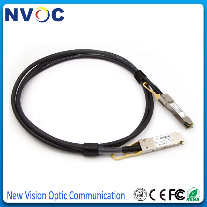 5 шт./лот 40G QSFP к DAC 2M 30AWG 2 м кабель QSFP40G CU2M медный прямой кабель|Детали устройств