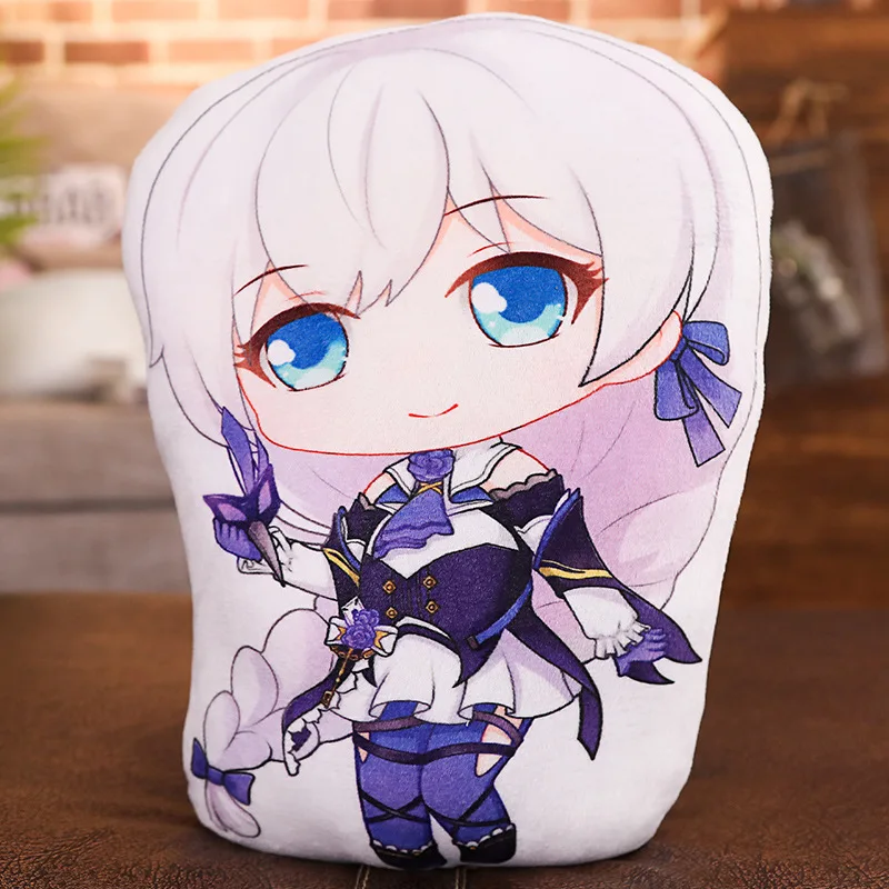 Honkai Impact 3 Подушка игрушка игра MmiHoYo Kiana Kaslana Raiden Mei короткая плюшевая кукла