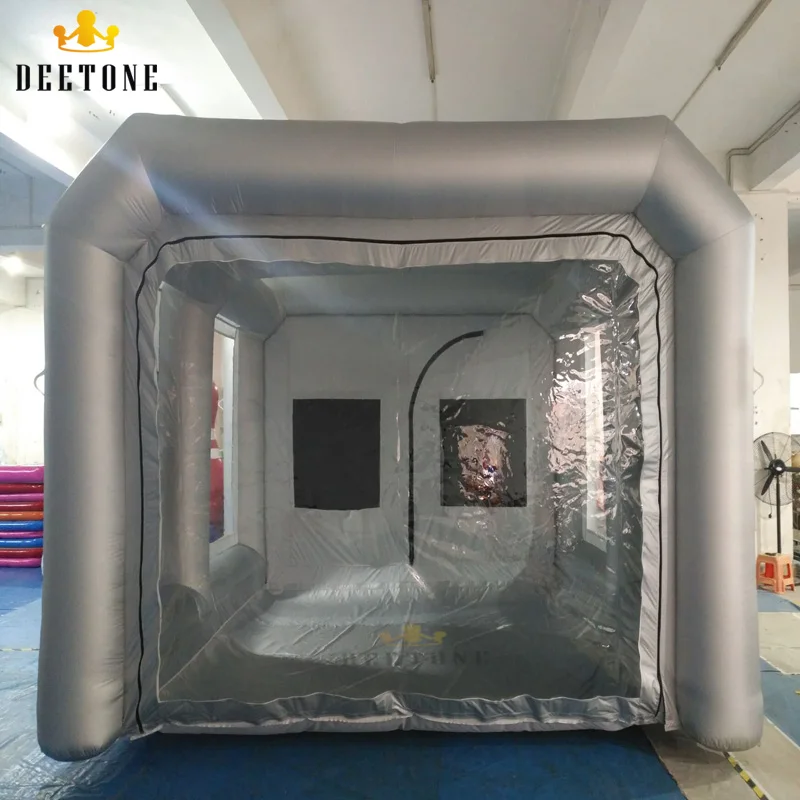 DEETONE 4x3 mH портативная надувная покрасочная Палатка используется аэрозольная