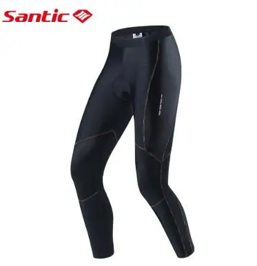 Santic женские штаны с подкладкой для велоспорта Pro Fit Coolmax 4D Pad Противоударная
