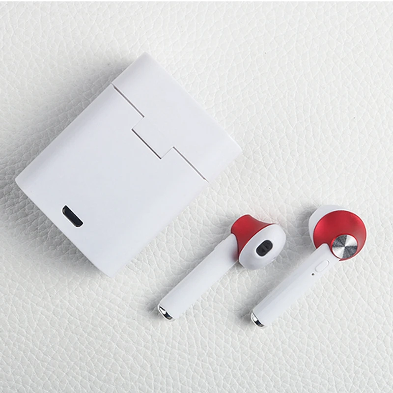 Красные TWS стерео Бас Наушники 5,0 Bluetooth наушники беспроводные наушники для женщин и мужчин спортивные наушники Handsfree для телефона гарнитуры