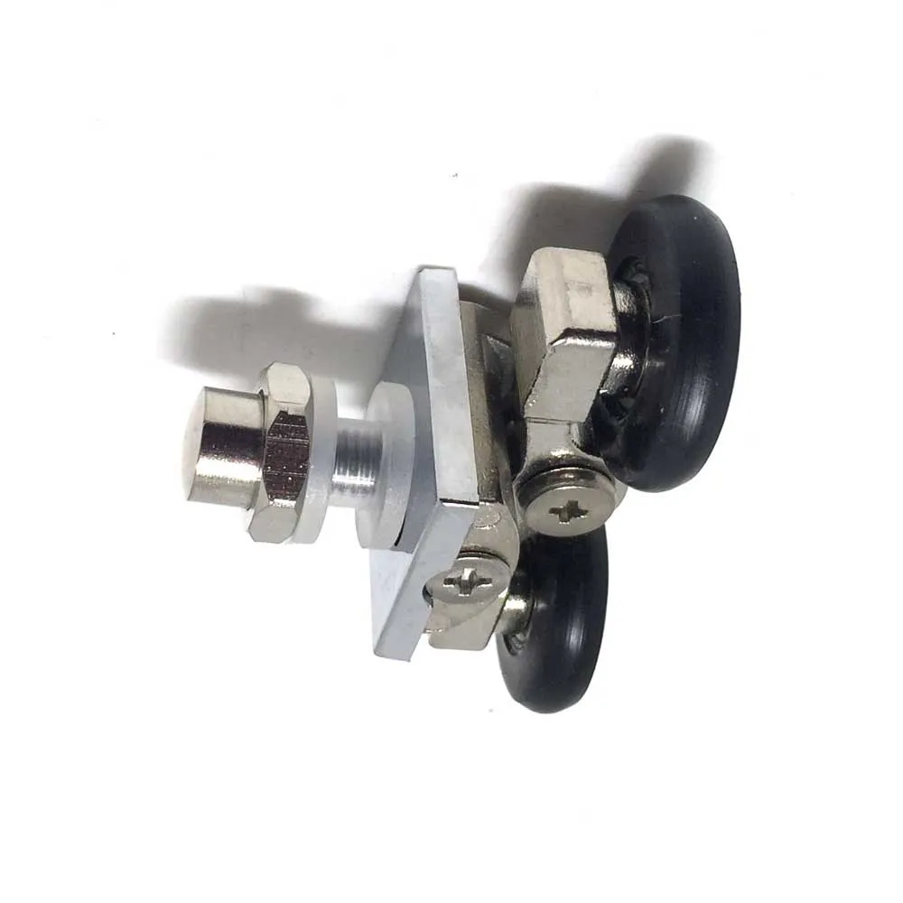 Ролики для душевой двери с двойным дном 4 шт. 22/25 мм сплав цинка износостойкие