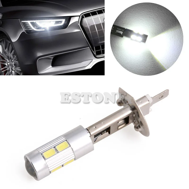 

1 шт. 5630 SMD 10 светодиодный H1 Voiture лампе Brouillard ампулы фаре AC/DC 12V