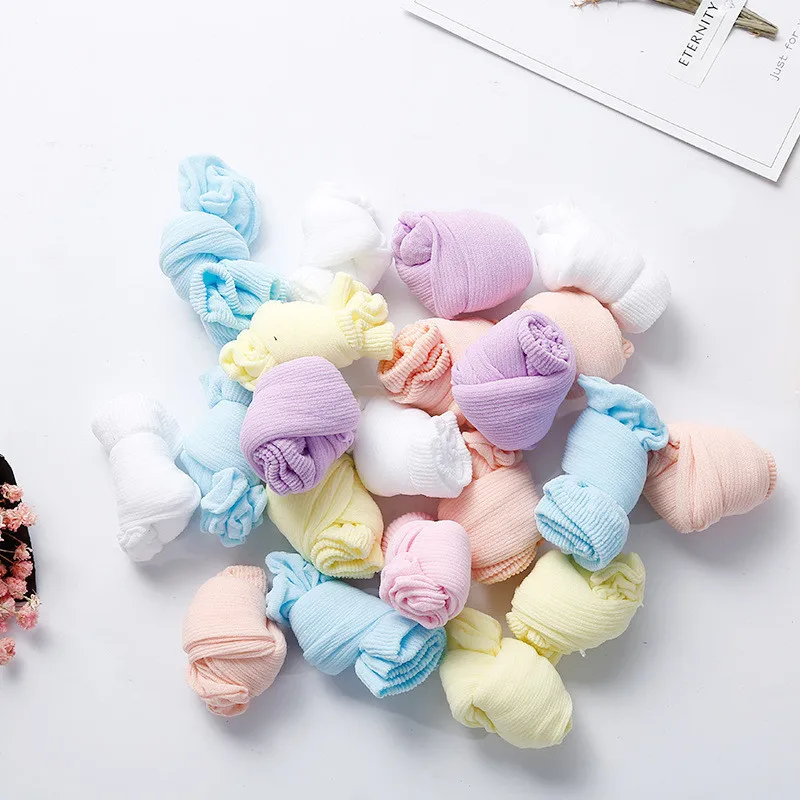 LILIGIRL одна пара случайные цвета детские носки тонкие летние карамельные короткие