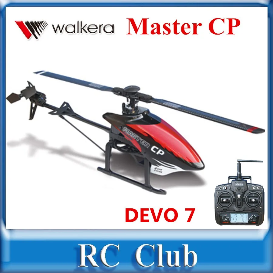 Оригинал Walkera Мастер CP с DEVO 7 передатчик 6-осевой гироскоп мини 6CH 3D Flybarless вертолет