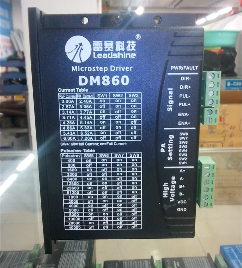 Leadshine основа для DSP двухфазный цифровой шаговый Драйвер DM860 подходит двигателя