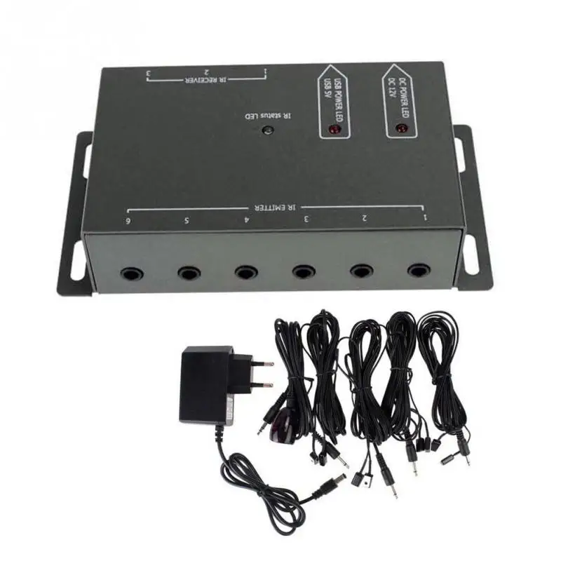 ИК пульт дистанционного расширения транспондер 1 приемник 4 излучателя