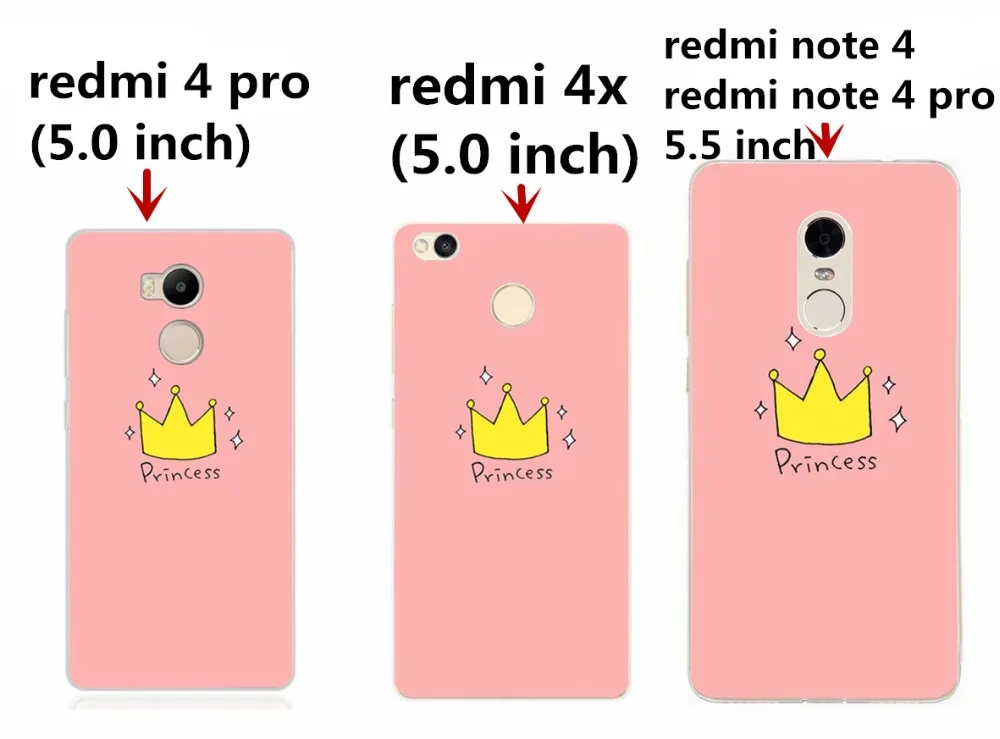 For Xiaomi Mi A1 Luxury Silicon Case Soft TPU Cover Redmi 4X 4 Pro Note 5 Plus Cartton Phone Cases Bags |
