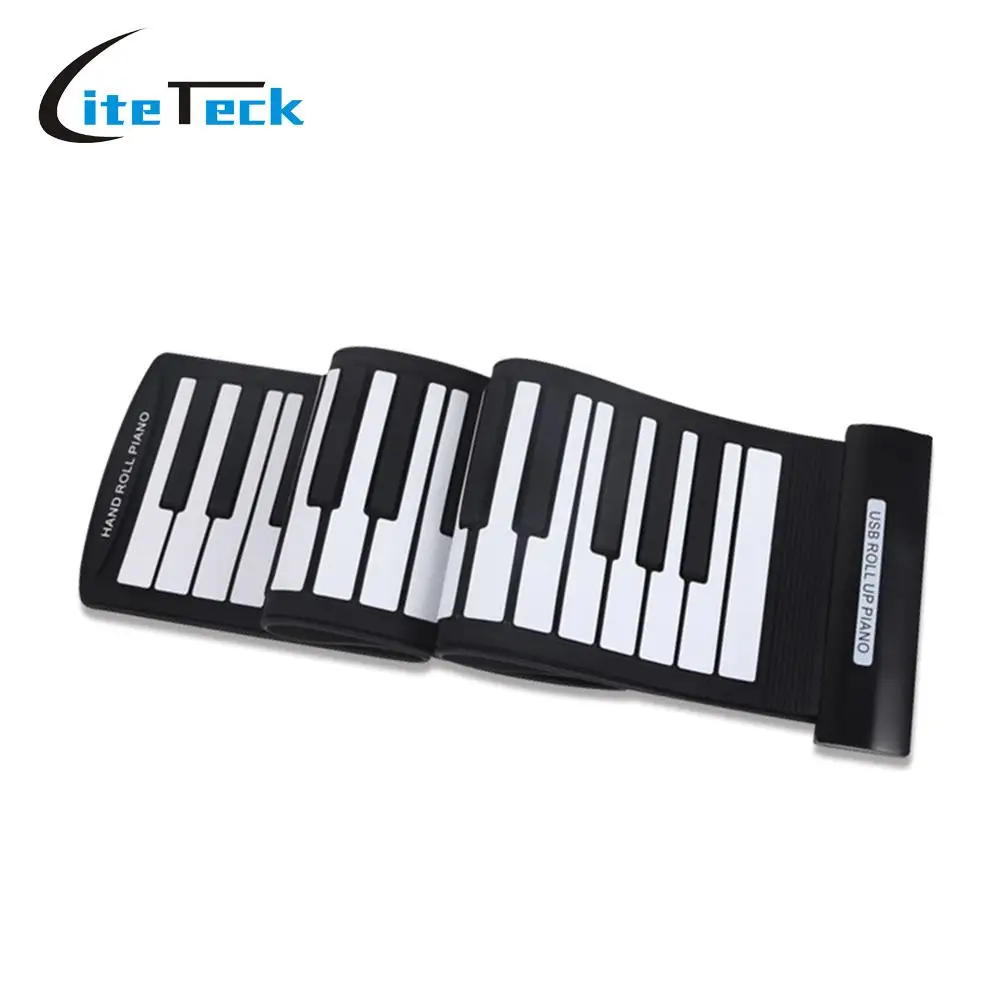 Portable 61 Keys Flexible Roll-Up Piano USB MIDI Electronic Keyboard Hand Roll Up | Спорт и развлечения