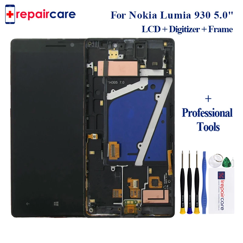 AMOLED 5 0 &quotLCD для NOKIA Lumia 930 LCD дисплей кодирующий преобразователь сенсорного экрана