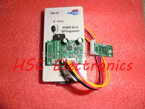 Бесплатная доставка RT809F с ICSP + 1 адаптер для ремонта ПК 24-25-93 serise IC RTD2120 |