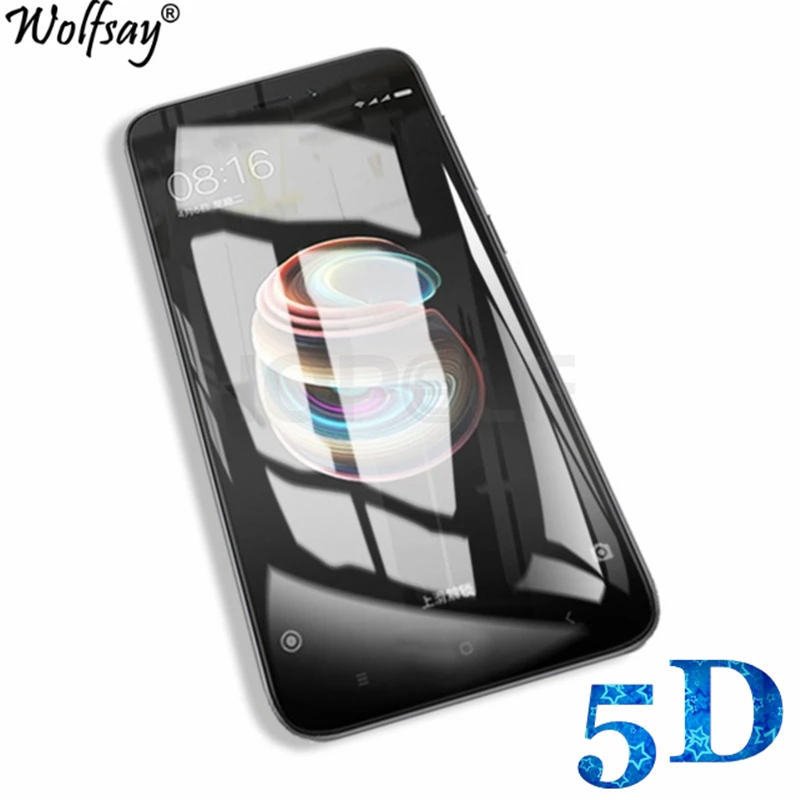 Redmi 5 A 5D защита для экрана с изогнутыми краями Xiaomi 5A закаленное стекло Защитная