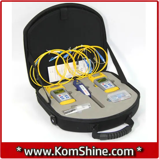 Komshine klt 25m одноцветное Волокно оптических потерь Тесты комплект: OPM + МНК VFL