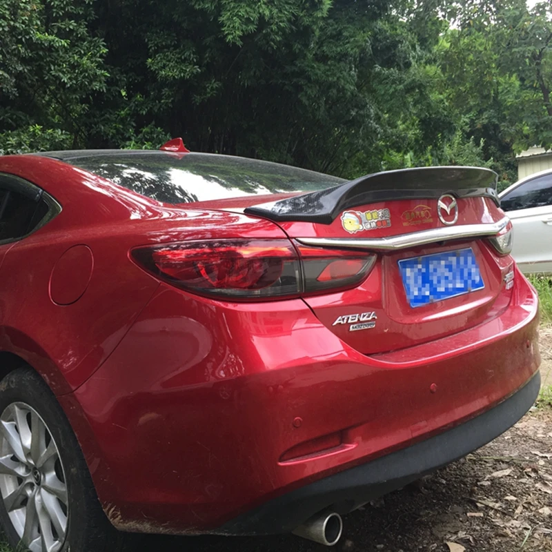 Для Mazda 6- спойлер Atenza высокое качество карбоновый Материал автомобиля задний спойлер для Mazda 6 спойлер Atenza