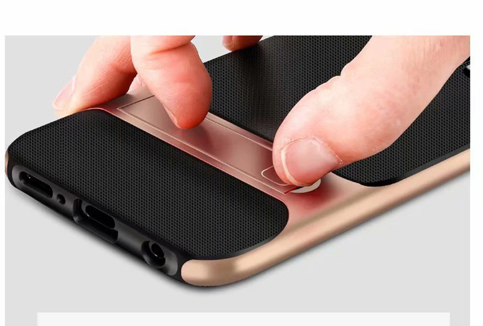 Чехол CAPSSICUM kickstand для samsung Galaxy S9 S9 Plus Чехлы PC силиконовые гибкие тонкие Чехлы S9 S9Plus