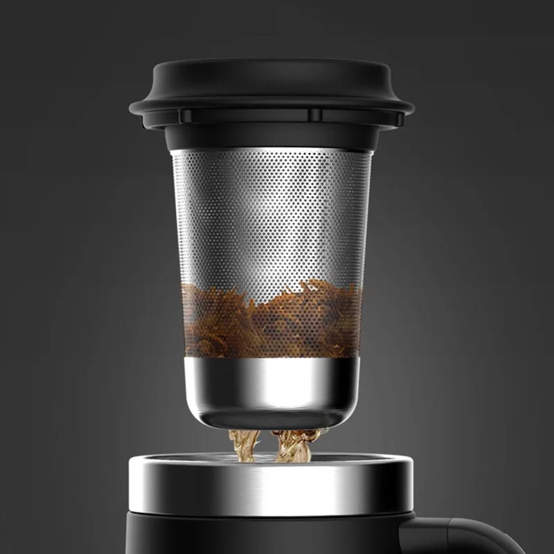 

480ml High Grade 304 Stainless Steel Thermos Bottle High Capacity Men|Ms Water Bottles with Handgrip Tea Maker Drinkware Teaware