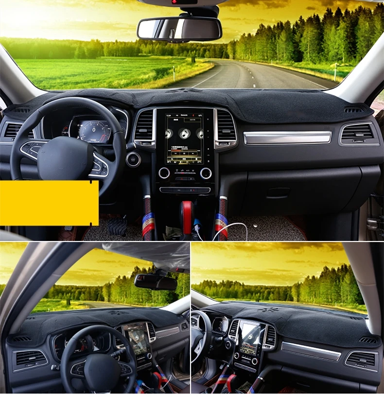 Для Renault Koleos накладка на приборную панель коврик солнцезащитный козырек Избегайте светильник Коврик Для приборной доски протектор интерьерные авто аксессуары
